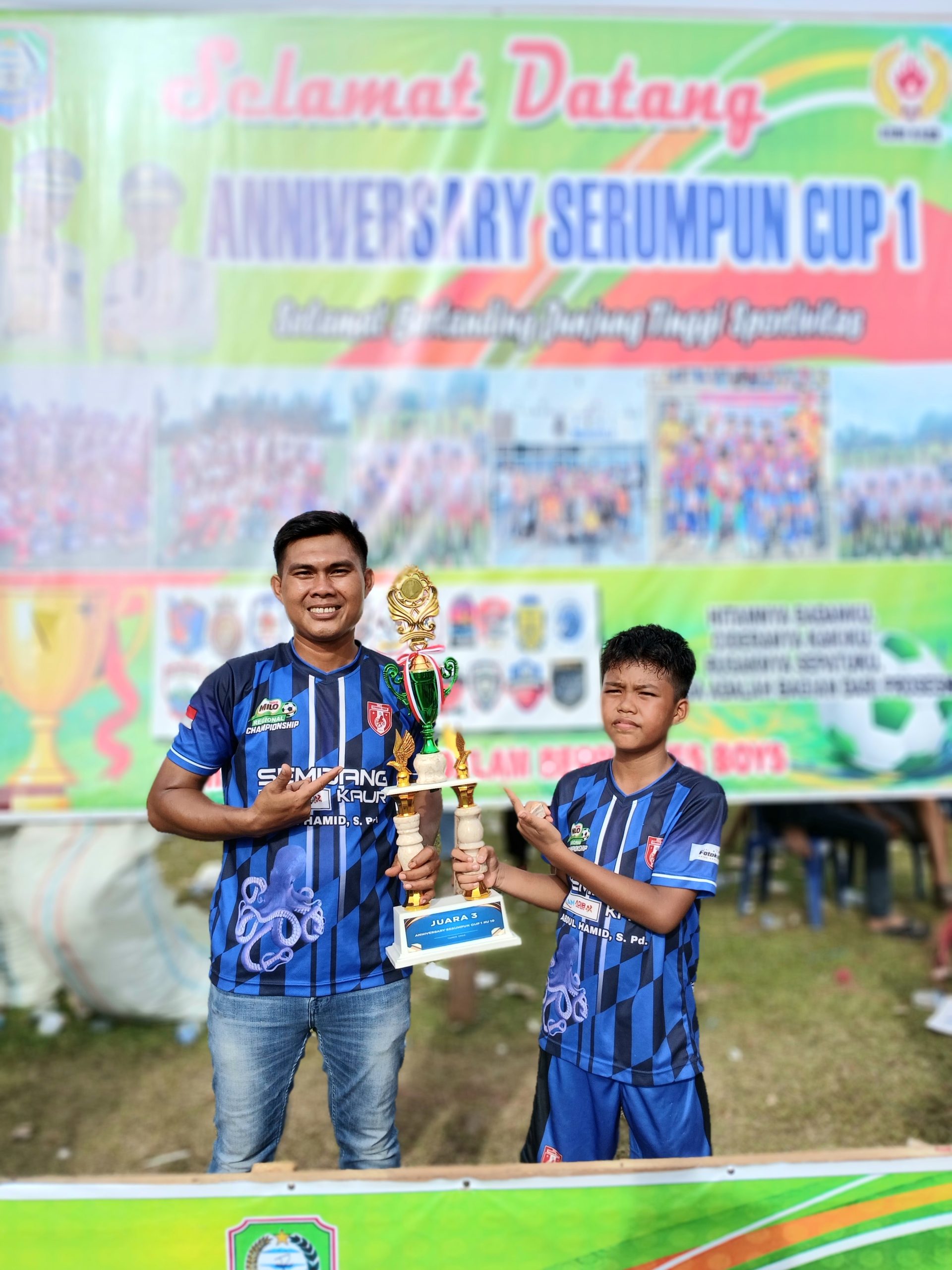 Ssb Semidang Kaur Juara turnamen serumpun cup 1