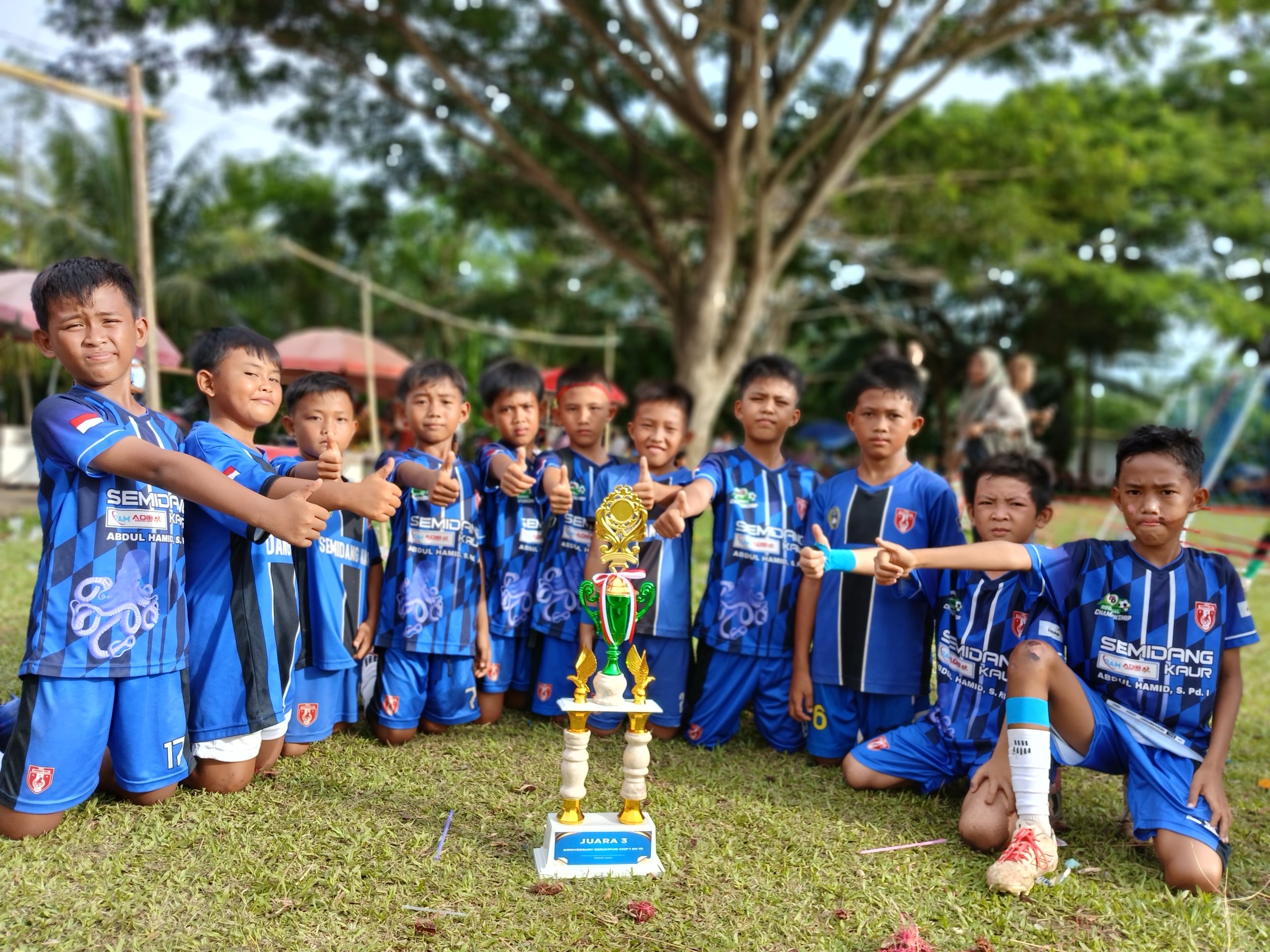 Ssb Semidang Kaur Juara turnamen serumpun cup 1